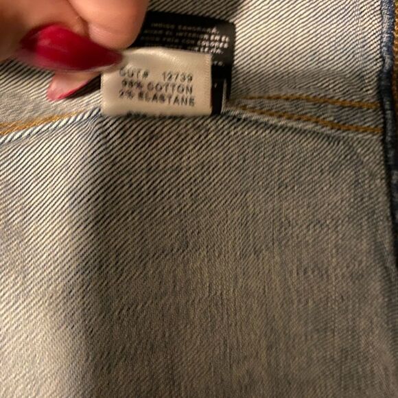 J Brand Distressed Denim Jacket Oversized Wasted - Picture 11 of 15